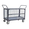 Mesh-sided platform trolleys