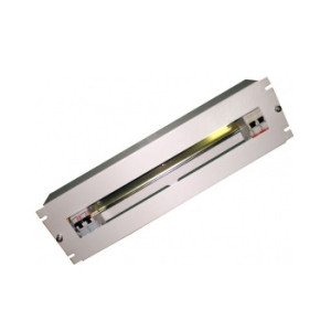 19" 3U electrical distribution panel for circuit breakers