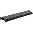 48-Port Patchpanel mit Kabelhalter 19"