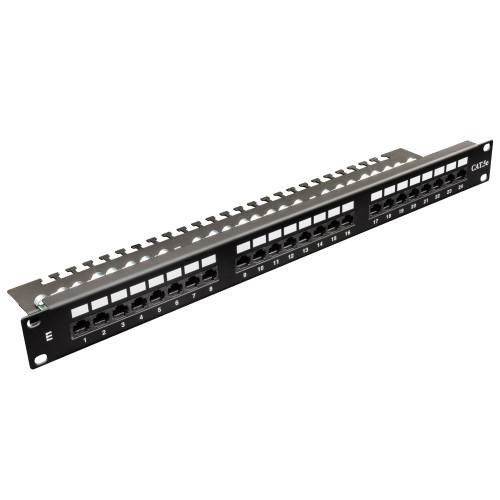 Patchpanel 1U mit 24 Ports
