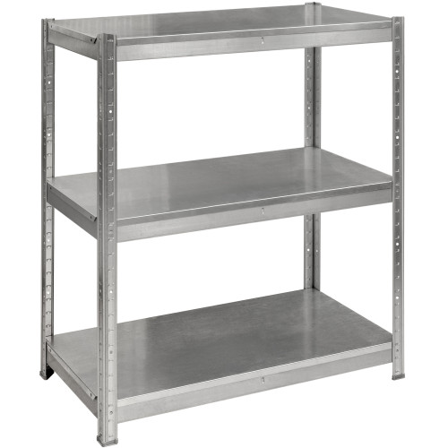 Rack with 3 shelves ST 760x920x600 Zinc