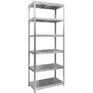 Rack with 6 shelves ST 2280x920x300 Zinc