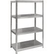Rack with 4 shelves ST 1520x1200x300 Zinc