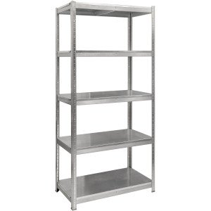 Rack with 5 shelves ST 1820x920x600 Zinc