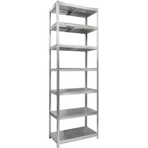 Rack with 7 shelves ST 2730x1200x300 Zinc