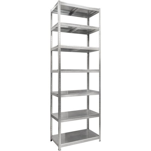 Rack with 7 shelves ST 2730x920x300 Zinc