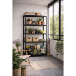 Rack MS 5 shelves 1970x1000x400 Black (RAL-9005)