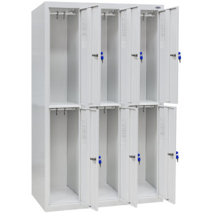 Szafa ubraniowa metalowa SOM-300/3-6