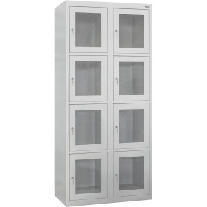 Locker with acrylic doors SO-400/2-8A