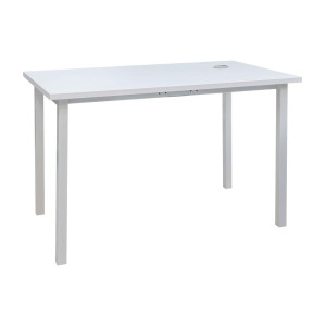 Office table on a metal frame PSU 1200 Gray smoke