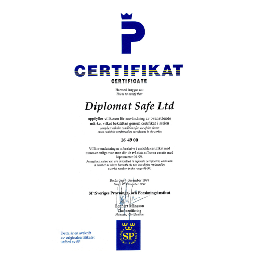 Feuerfester Safe 119EN