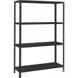 Regał MS 4 półki 1450x1000x400 Czarny (RAL-9005)