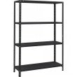 Regał MS 4 półki 1450x1000x400 Czarny (RAL-9005)