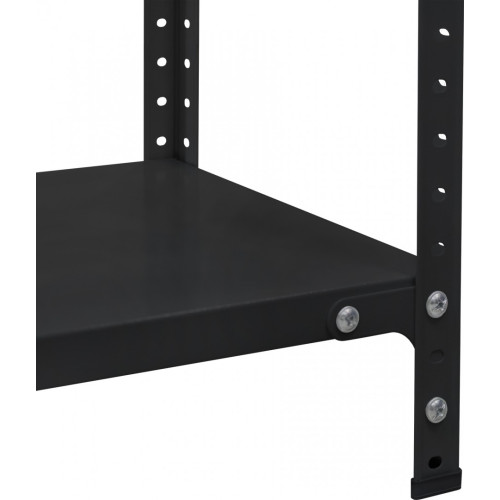 Rack MS 5 shelves 1970x1000x400 Black (RAL-9005)