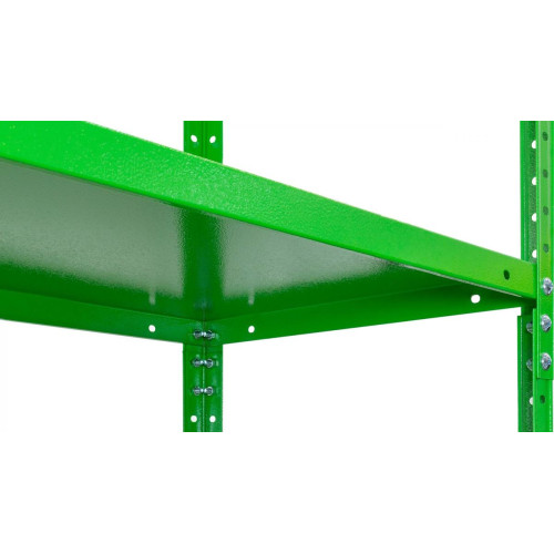 Regał MS 5 półek 1970x1000x400 Zielony (RAL-6018)