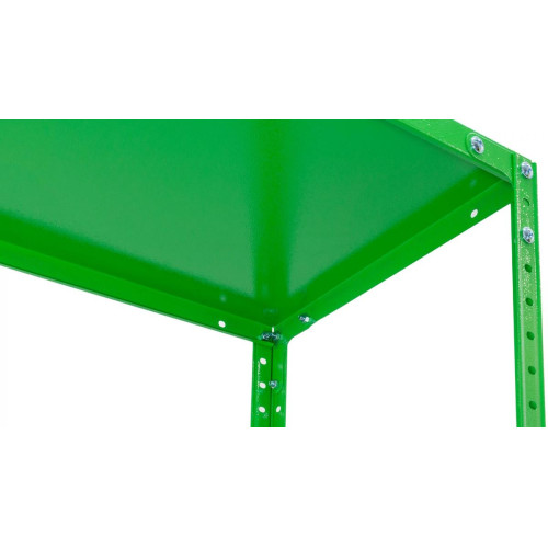 Regał MS 5 półek 1970x1000x400 Zielony (RAL-6018)