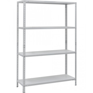 Regał MS 4 półki 1450x1000x300 Szary (RAL-7035)