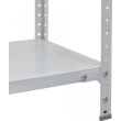 Regal MS 4 mit Fachböden 1450x1000x300 Grau (RAL-7035)