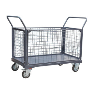 Platform mesh cart TPS-4C-12x7