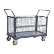 Platform mesh cart TPS-4C-9x6