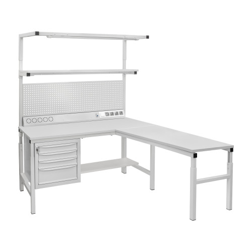 Narożny Stół Montażowy ESD SMA‑C 120 3SM SPHLR