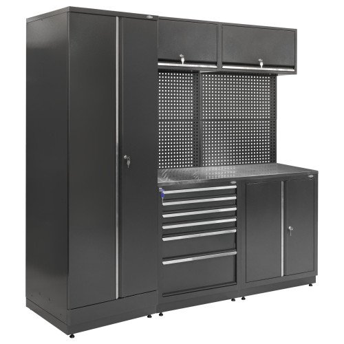 Zestaw regałów sciennych warsztatowych, garażowych MODUL L-03-003 S op