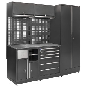 Zestaw regałów sciennych warsztatowych, garażowych MODUL L-03-005 S op