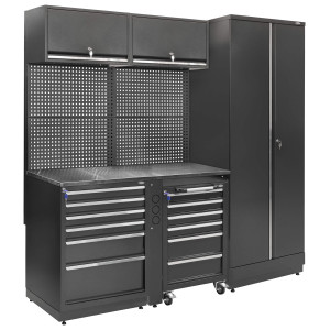 Zestaw regałów sciennych warsztatowych, garażowych MODUL L-03-006 S op