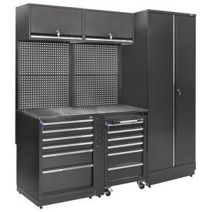 Zestaw regałów sciennych warsztatowych, garażowych MODUL L-03-006 S op