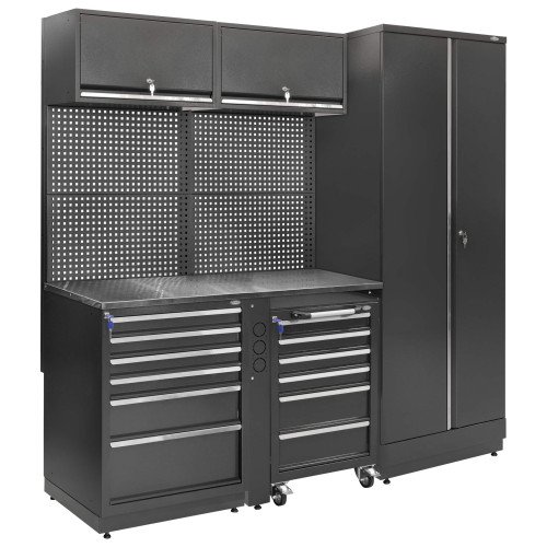 Zestaw regałów sciennych warsztatowych, garażowych MODUL L-03-006 S op