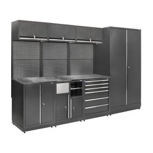 Zestaw regałów sciennych warsztatowych, garażowych MODUL L-04-003 S op