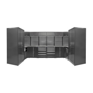 Zestaw regałów sciennych warsztatowych, garażowych MODUL U-10-001 О(2.0)