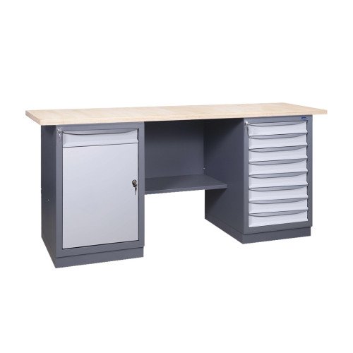 Werkbank der Serie PROFI 41 SD/8S P