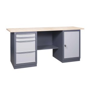 Werkbank der Serie PROFI 41 2S2L/D P