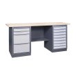 Werkbank der Serie PROFI 41 2S2L/8S P
