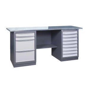 Werkbank der Serie PROFI 41 2S2L/8S G(1,0)