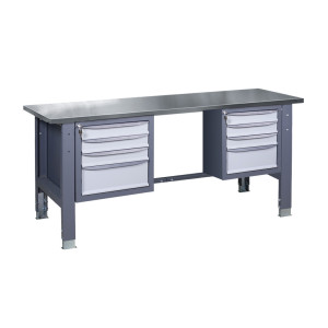 Werkbank auf stationären verstellbaren Stützen VR 41 3SM/3SM S