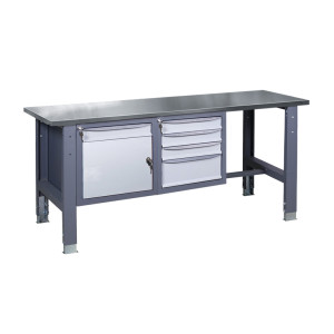 Workbench on stationary adjustable supports VR 41 3SM/SD S
