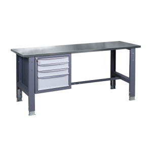 Workbench on stationary adjustable supports VR 41 3SM S