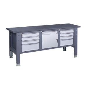 Workbench on stationary adjustable supports VR 41 3SM/SD/3SM M