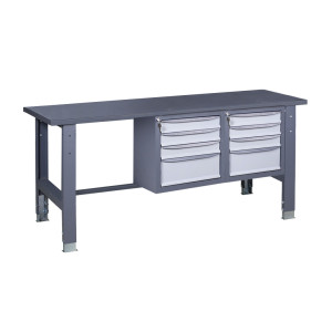 Werkbank auf stationären verstellbaren Stützen VR 41 3SM/3SM M