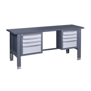 Werkbank auf stationären verstellbaren Stützen VR 41 3SM/3SM M