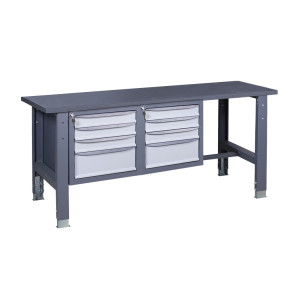 Werkbank auf stationären verstellbaren Stützen VR 41 3SM/3SM M