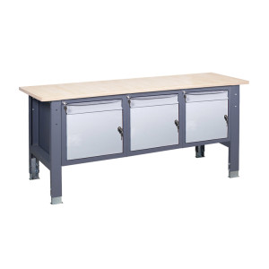 Workbench on stationary adjustable supports VR 41 SD/SD/SD W