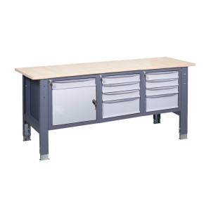 Workbench on stationary adjustable supports VR 41 3SM/3SM/SD W