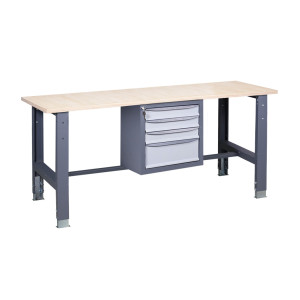 Workbench on stationary adjustable supports VR 41 3SM W