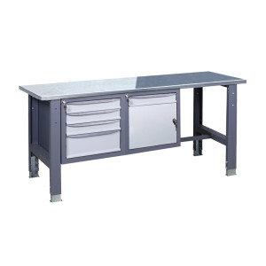 Workbench on stationary adjustable supports VR 41 SD/3SM G(1,0)