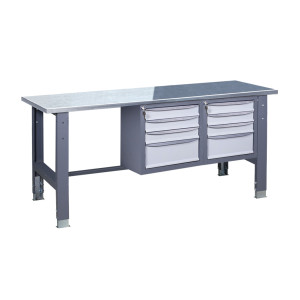 Werkbank auf stationären verstellbaren Stützen VR 41 3SM/3SM G(2,0)