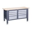 Werkbank auf stationären verstellbaren Stützen VR 31 3SM/3SM P