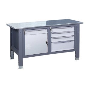 Werkbank auf stationären verstellbaren Stützen VR 31 3SM/SD G(2,0)